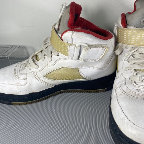 Nike 2008 Youth 5.5 Varsity x Red White Air Jordan V 5 Fusion 318609-161 - Picture 3 of 8